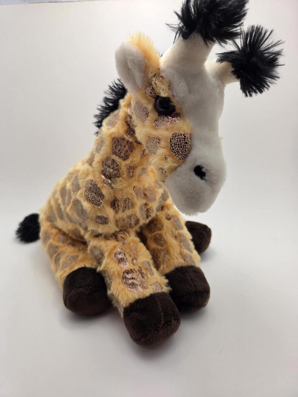 Wild Republic Tall Sparkly Giraffe Stuffed Animal Plush! (13 inch)